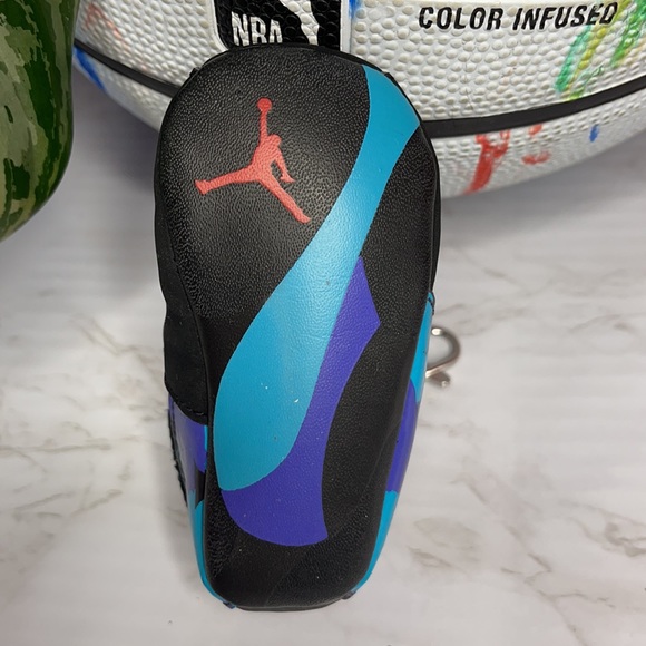 Nike Air Jordan- Aqua 8 Keychain - Picture 5 of 11